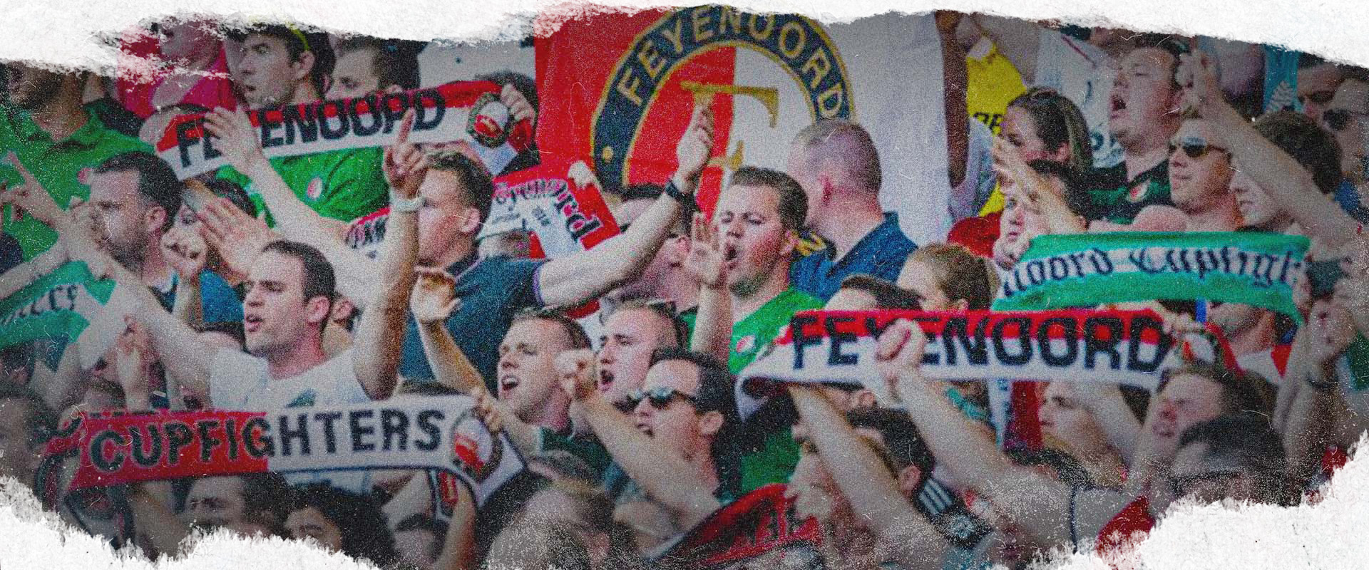 Feyenoord fans celebrating